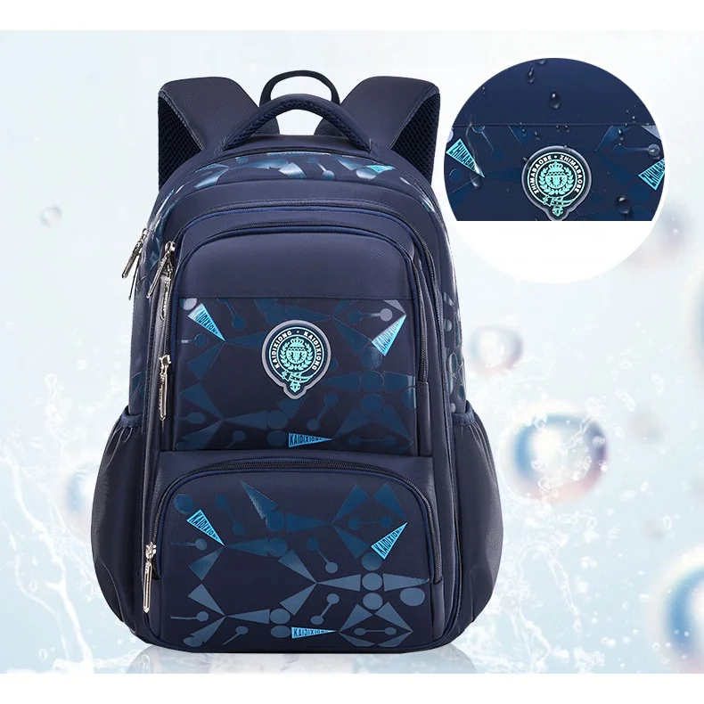 Grade 1-3-6 Primary Students Lightweight School Bags for Boys 2022 New Children High-capacity Fashion Simple Backpacks All-match