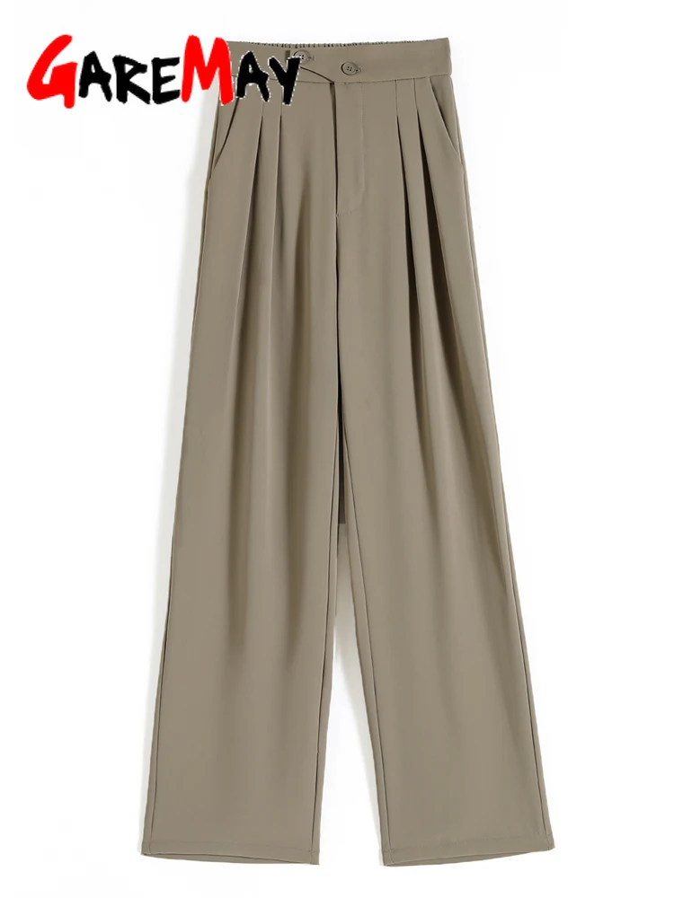 Женские Брючные костюмы в Корейском стиле элегантные прямые летние брюки
