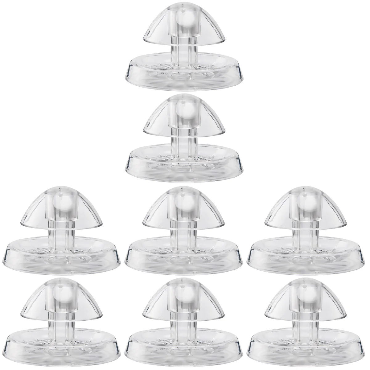 

8 Pcs Snail Trap Plastic Fish Bowls Catcher Grass Tank Clear Small Aquarium Water
