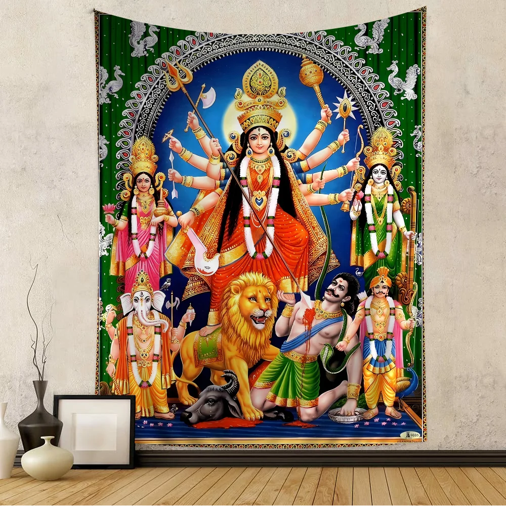 Гобелен MINISO Богиня Кали полиэстер/хлопок