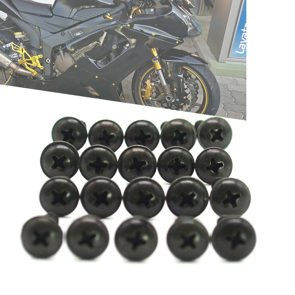 

For Honda Shadow 1100 400 600 700 750 800 VT125 ST1100 RVF750R Motorcycle Fairing Bolts Kit Fastener Clips Screws motor parts