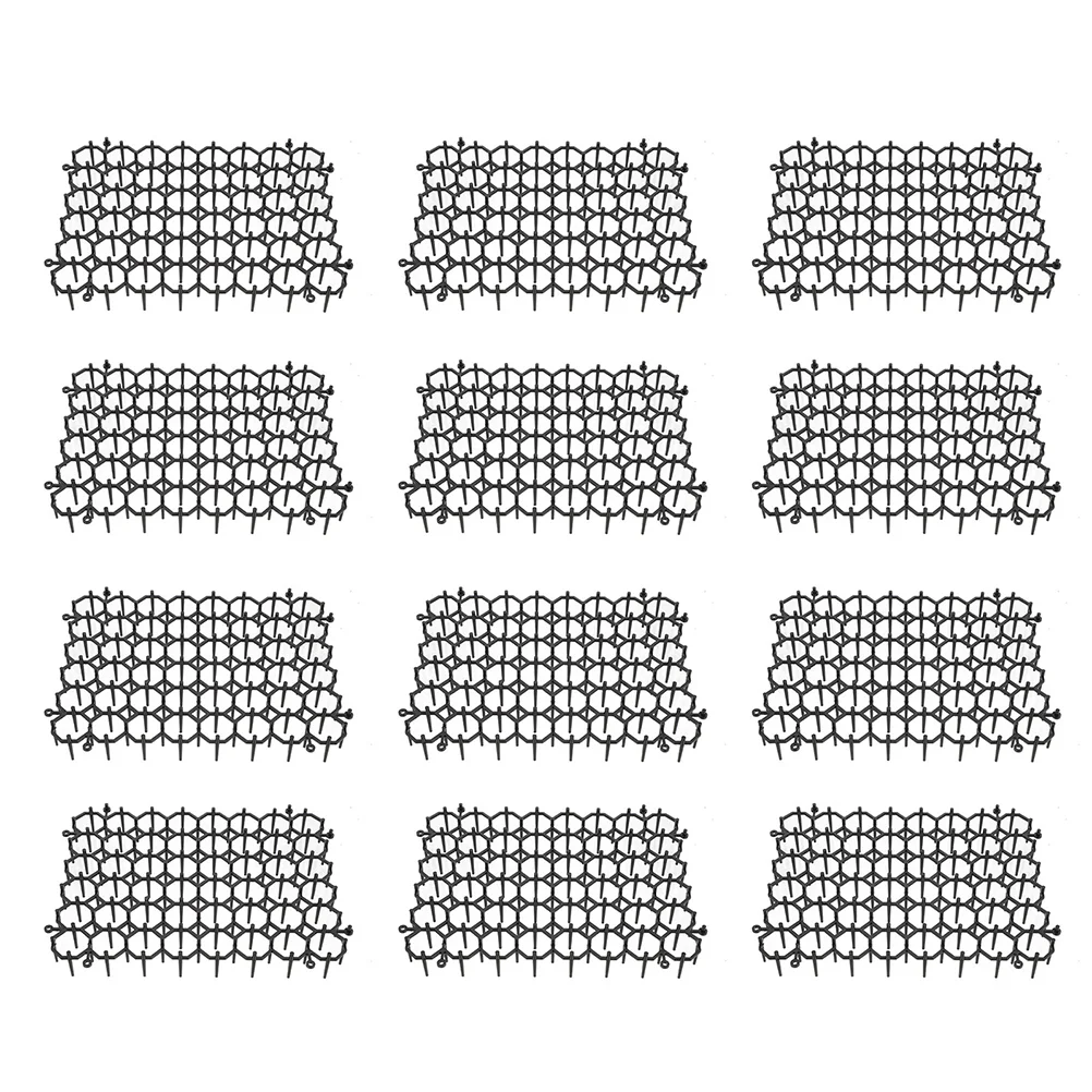 

24pcs Cat Deterrent Mat Practical Professional Cat Scat Mat Anti-Cats Network for Fence Flowerpot Garden