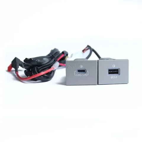 12V/24V araç telefonu şarj soketi çift QC3.0 tip C PD USB şarj portu güç adaptörü Ford Focus 2004-2011 için mk2 aksesuarları