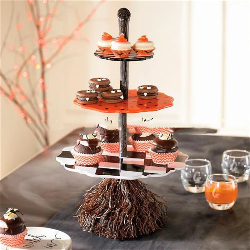 

Подставка для торта на Хэллоуин, 3 слоя