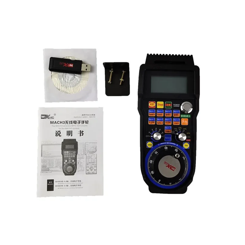 CNC Mach3 Usb 4-осевой 6-осевой беспроводной электронный контроллер маховика