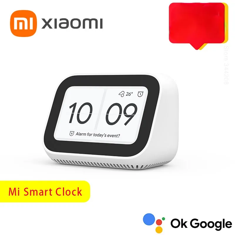 Mi Smart Clock 3.97 Inch Display Google Assistant Portable Bluetooth Touch Screen Speaker Home Youtube Music Free shipping enlarge