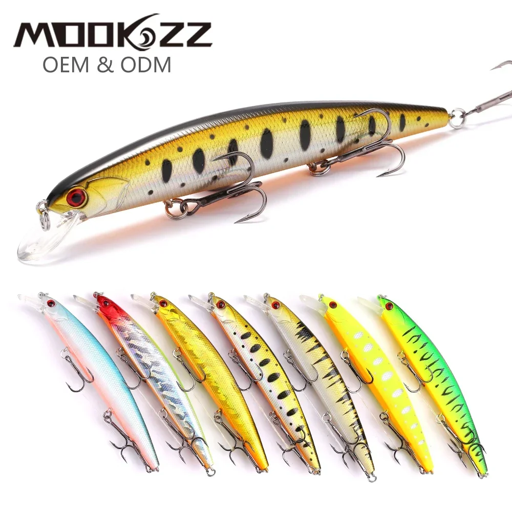 MOOKZZ Новое поступление 2023 года 130 мм 21 г подвесные рыболовные приманки гольян