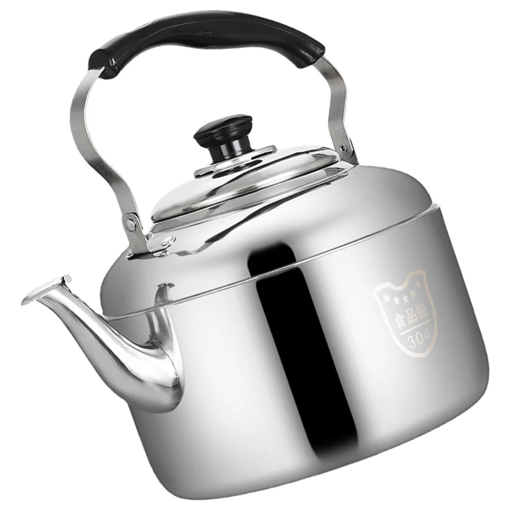 

304 Stainless Steel Kettle Stovetop Teakettle Teapot Whistling Kitchen Boiler Water Home Supply Kettles You can
