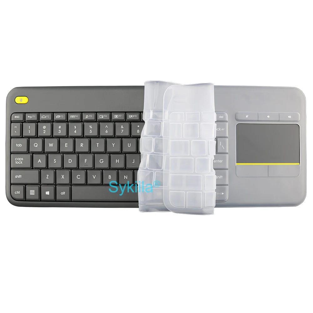 K400 Plus Keyboard Cover for Logitech K400 Plus for Logi K400+TouchPad Wireless Protective Protector Skin Case Silicone TPU