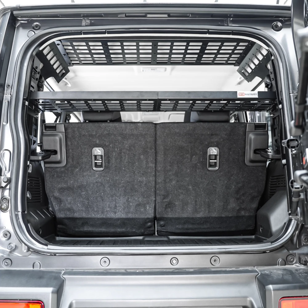 

Подходит для Suzuki Jimny, 5-дверная полка для багажника 2025 года, панель CGZ Molle, багажник для хранения грузов, багажник, стойки