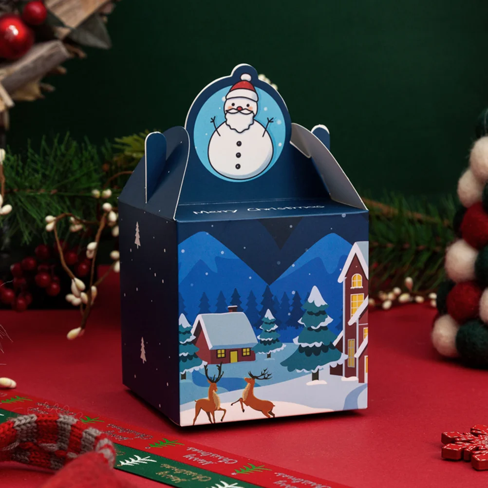 

Christmas Box Candy Christms Boxes Partygiftfavor Chocolate Wrapcupcake Treat Goodie Biscuit Supplies