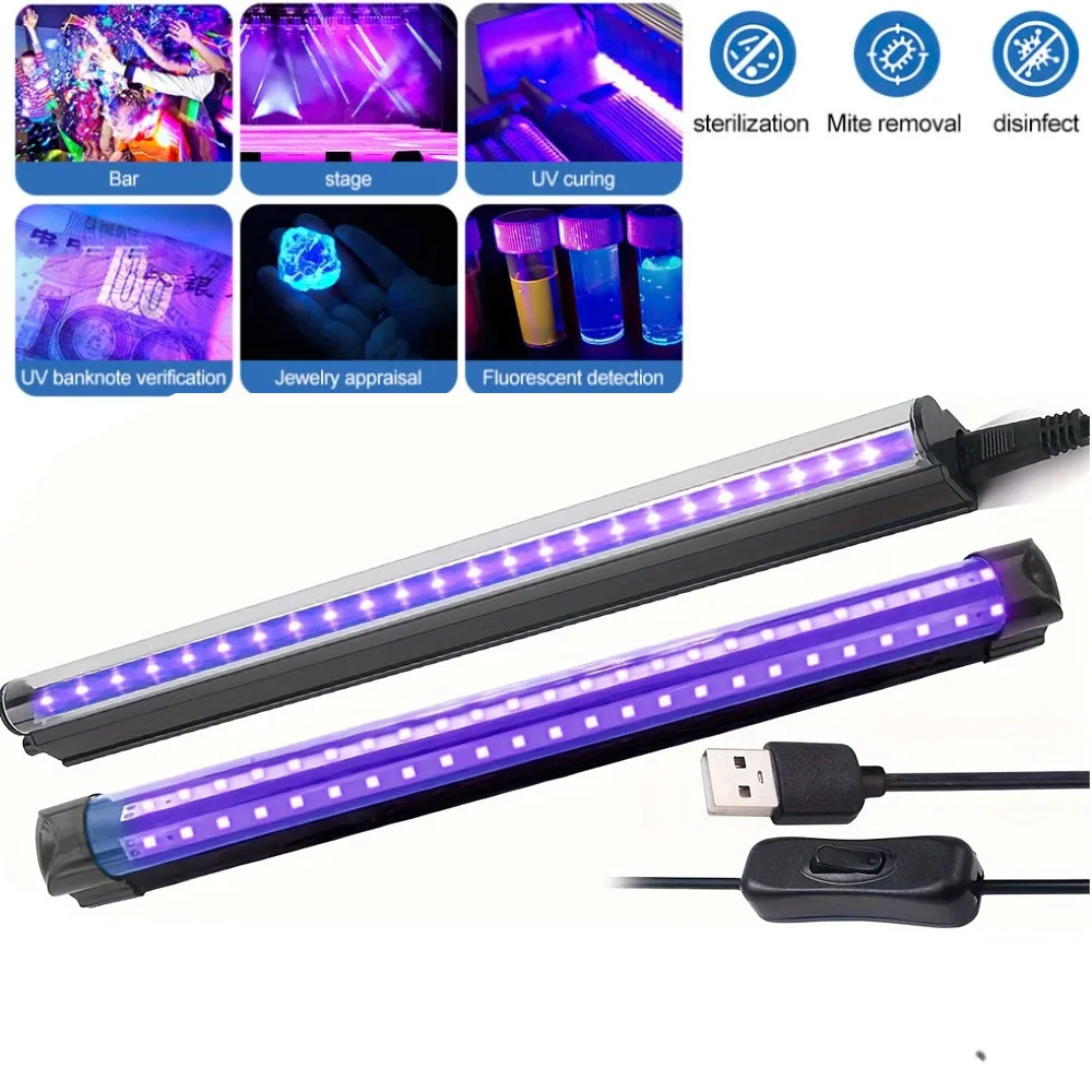 Портативная ультрафиолетовая лампа 5 Вт 10 Фотолюминесцентная УФ-лампа для угля с