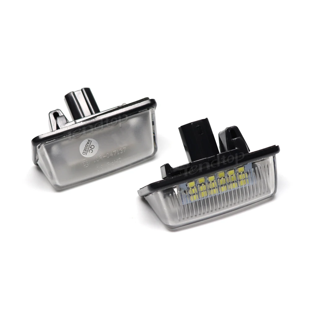 Автомобильный задний белый светодиодный светильник номерного знака лампа для