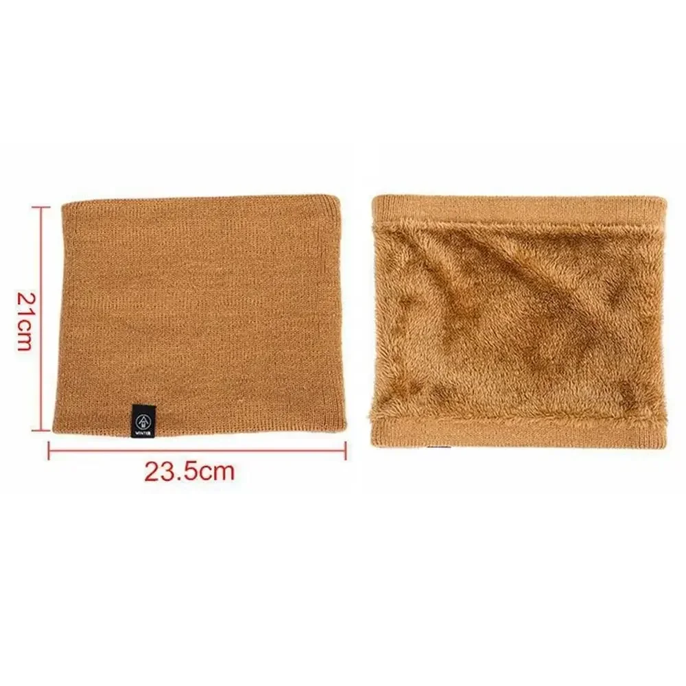 Мягкий вязаный шейный шарф для женщин и мужчин