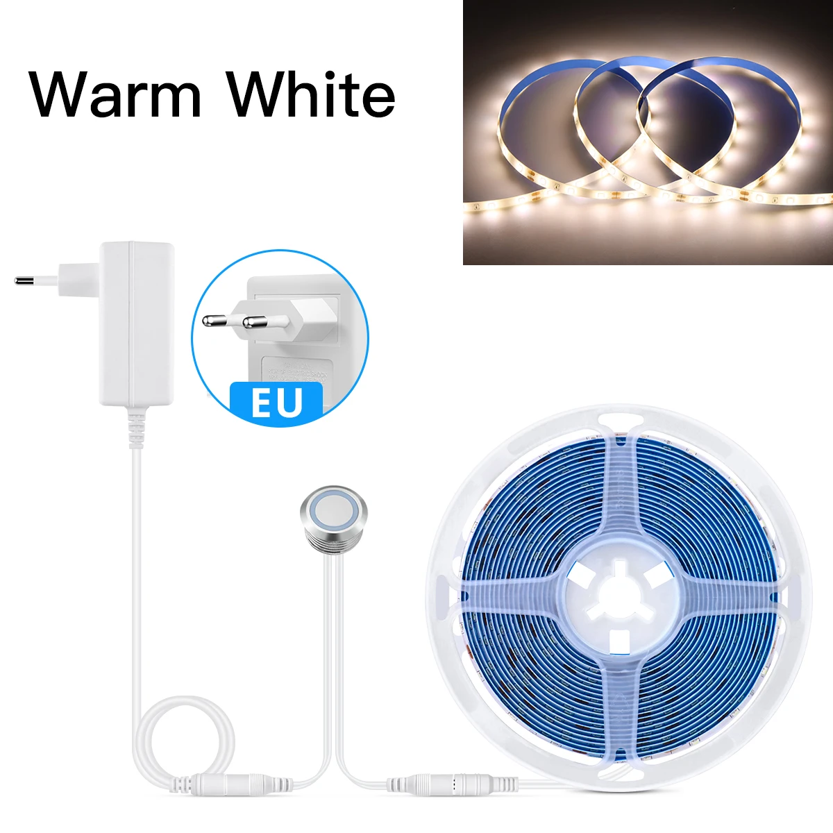 

Светодиодная лента Guillermo 12В белый/теплый белый 1м/2м/3м/4м/5м