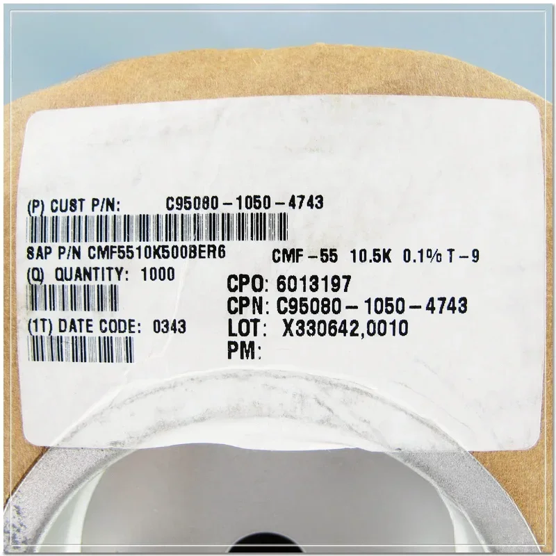 10 шт. VISHAY DALE CMF55 (RN55E) 5 K/0 25 W 0.1% 25ppm осевой металлический пленочный резистор