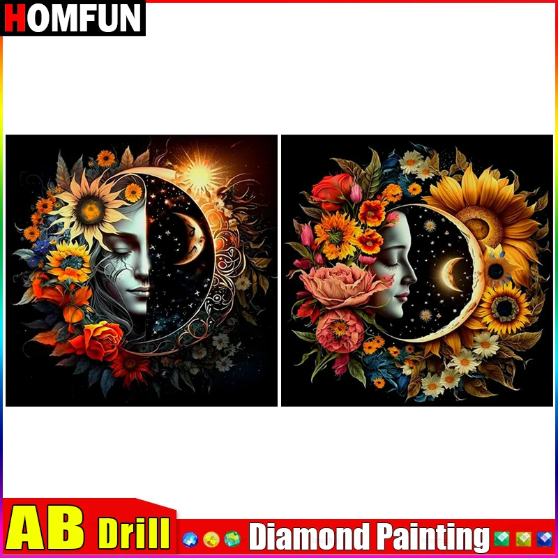 Картина для алмазной вышивки HOMFUN AB 5D картина украшения дома ручной работы