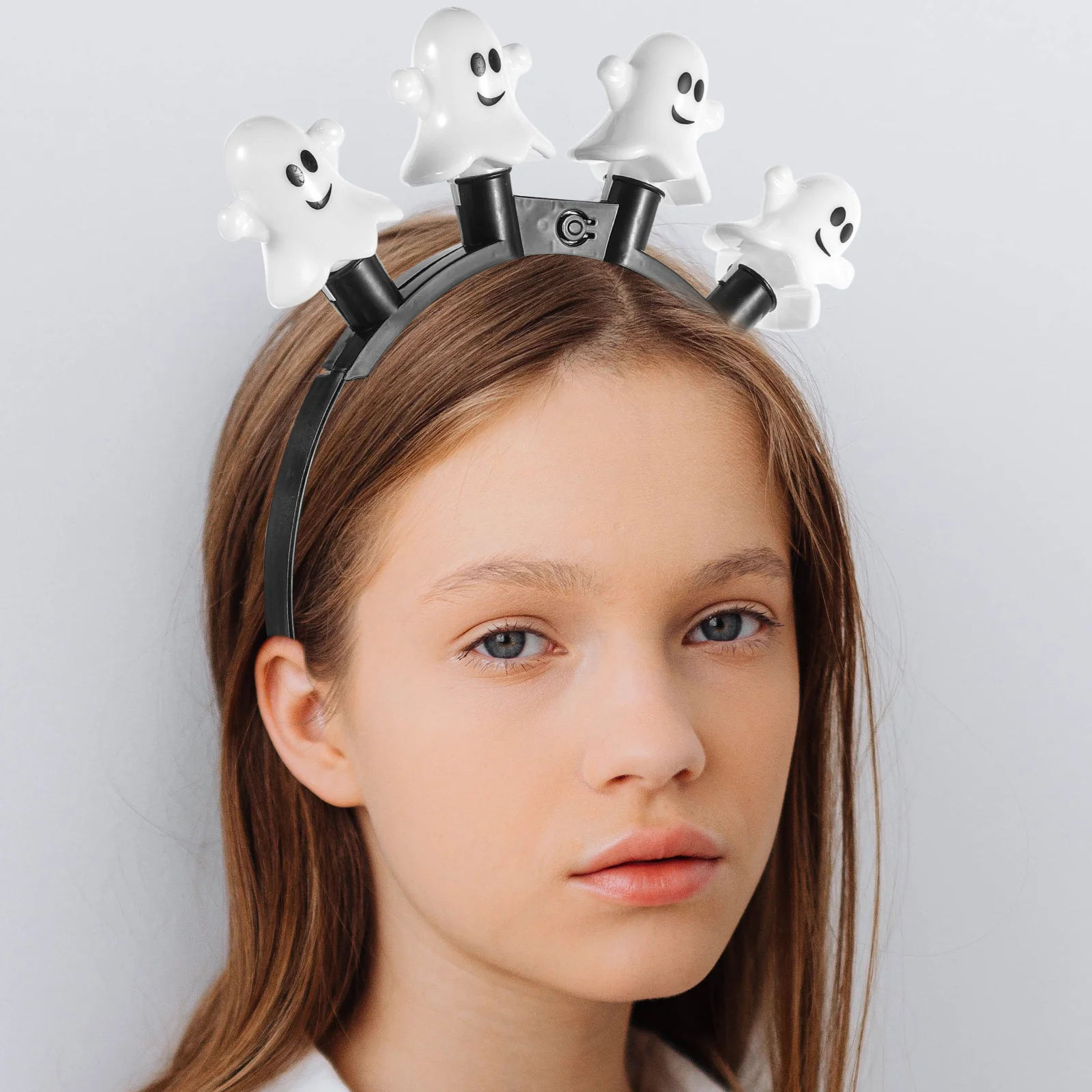 

Headband Ghost Headband Led Headband Bopper Halloween Party Headwear