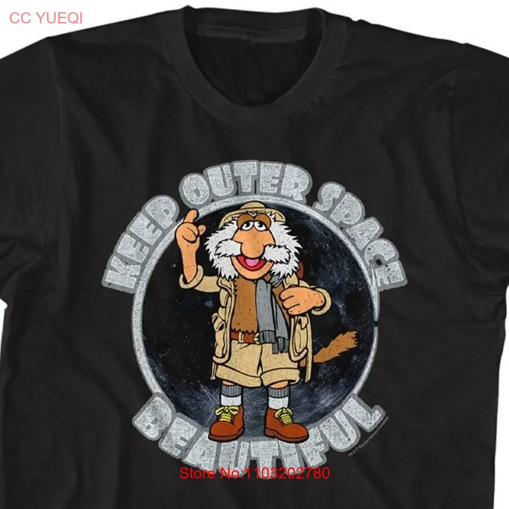 Красивые черные рубашки Fraggle Rock Keep Space