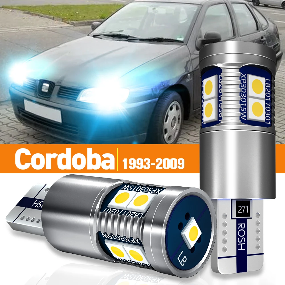 

2pcs LED Parking Clearance Light For Seat Cordoba 1993-2009 2001 2002 2003 2004 2005 2006 2007 2008 2009 Accessories Canbus Lamp