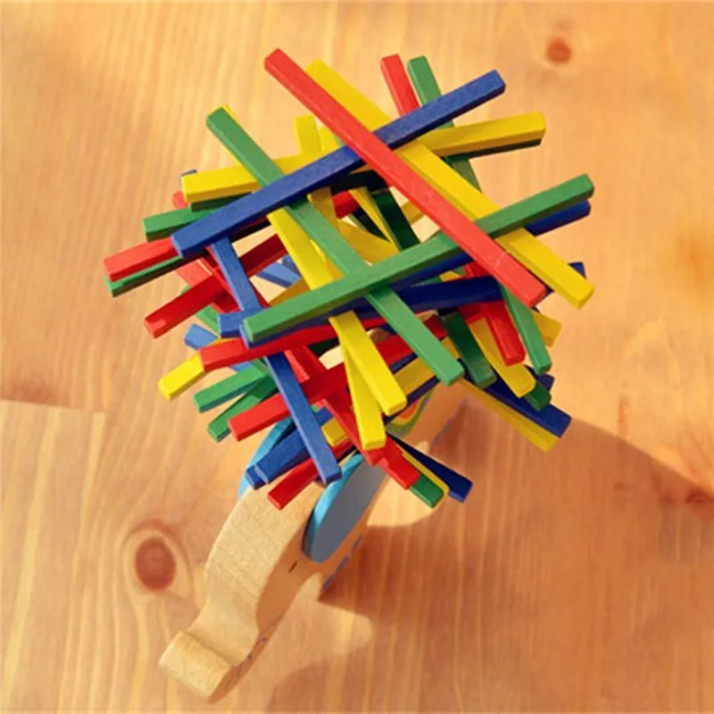 

Baby Wooden Toy Educational Animal Balancing Blocks Elephant/Camel Building Blocks Balance Game Montessori Blocks Gift For Child