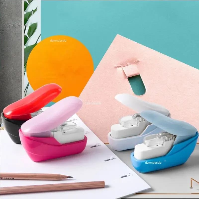 

Mini Nails No Stapler Staple Stapling Stapleless Stapler Stapling Without Staples Free Machine Book Paper Stapler No Cute