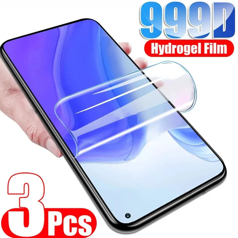 

3PCS Hydrogel Film For Motorola One Power Hyper Zoom Macro One Action Vision Fusion Plus Screen Protector For Moto One 5G ACE UW