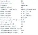 

MAHLE 0220102 ENGINE PISTON PISTON RING 0,50 CLIO KANGOO 1,5DCI K9K (26 PIN)/(76,00MM) KAMPANYALI (4 pcs.)