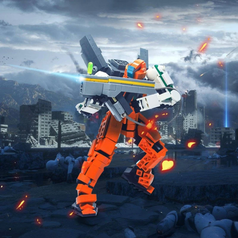 Механическая модель MOC Orange Sentinel строительные блоки высокотехнологичный боевой