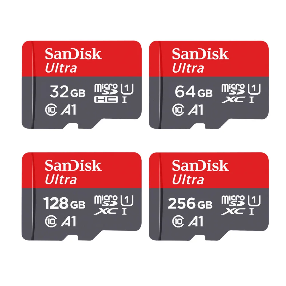 SanDisk карта памяти Micro SD класс 10 64 ГБ 32 16 128 512 256