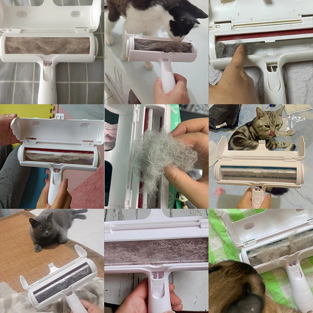 Средство для удаления шерсти домашних животных многоразовый прибор у кошек и