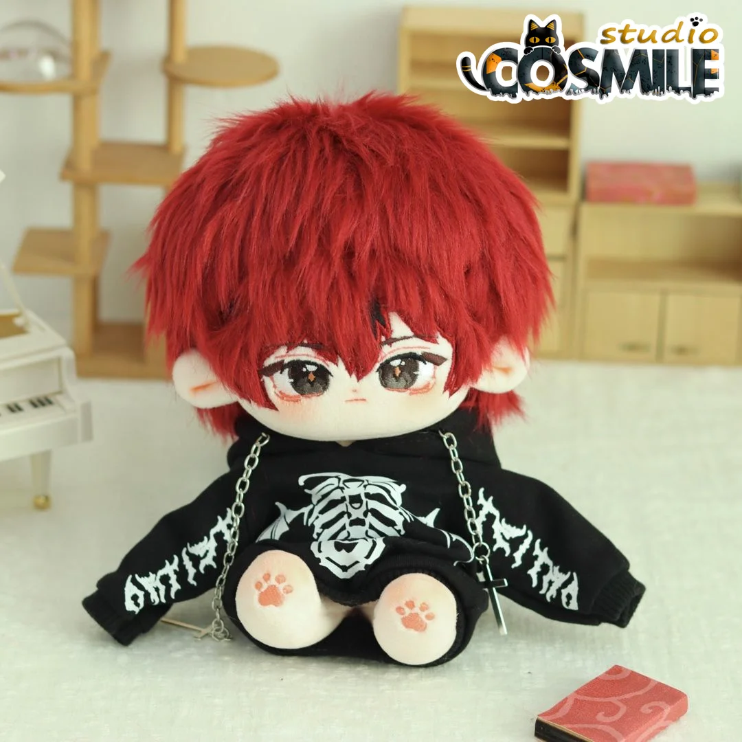 

No attributes Kpop Star Idol Tarot Hades Boy Red Hair Stuffed Plushie Plush 20cm Doll Body Birthday Gift Sa PDD