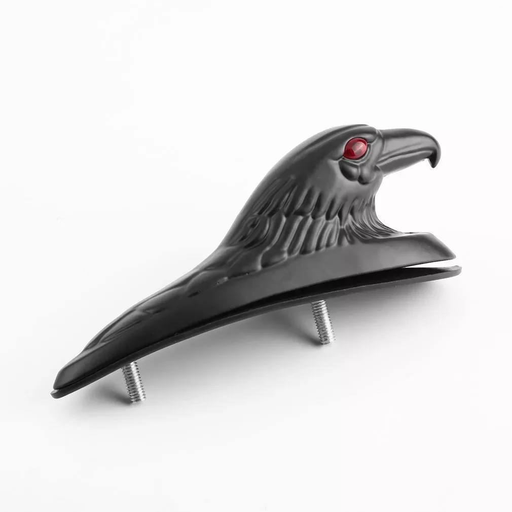 

ATV Front Fender Frame Ornament Chrome Eagle Head Shape Design Front Fender Accent Piece For Motorcycle Motorbike Car Bonnet