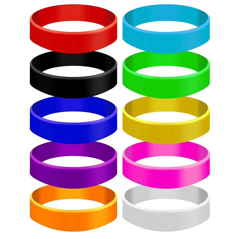 

10Pcs Silicone Bands For Sublimation Tumbler Shrink Wrap, Elastic Heat Resistance Rings For Sublimation Paper Holder