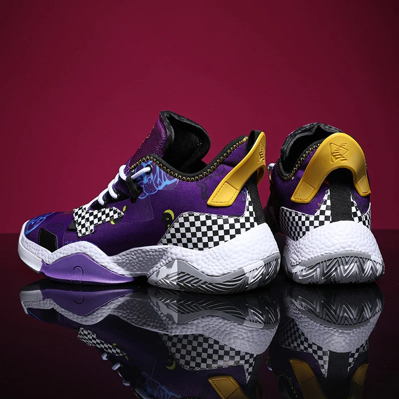 New Basketball Shoes Men Top Quality Basketball Sneakers Breathable Cushioning Sports Shoes Men Training Athletic Sneakers Women