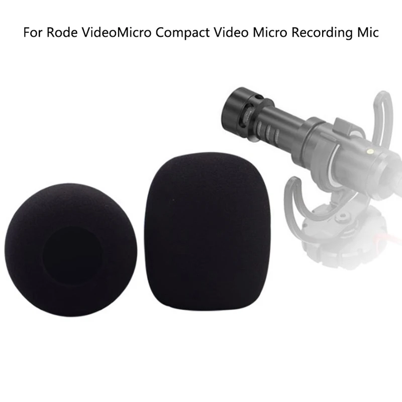 

Microphone Windscreen Windshield Sponge Foam For Rode VideoMicro Compact Video Micro Recording Mic