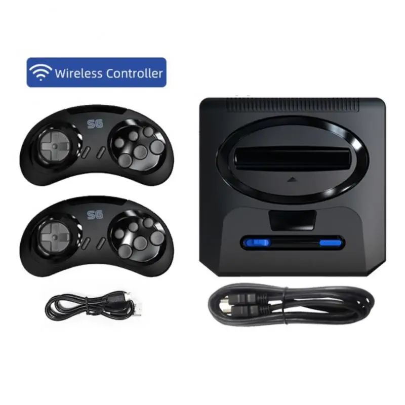 Игровая приставка для Sega Genesis Mega Drive 2 16 бит MD беспроводная Ретро консоль Dendy