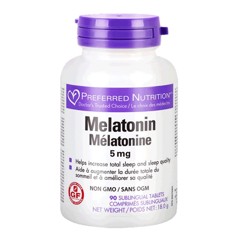 

PN Melatonin 5 mg Helps Increase total sleep and sleep quality 90 Tablets Free Shipping