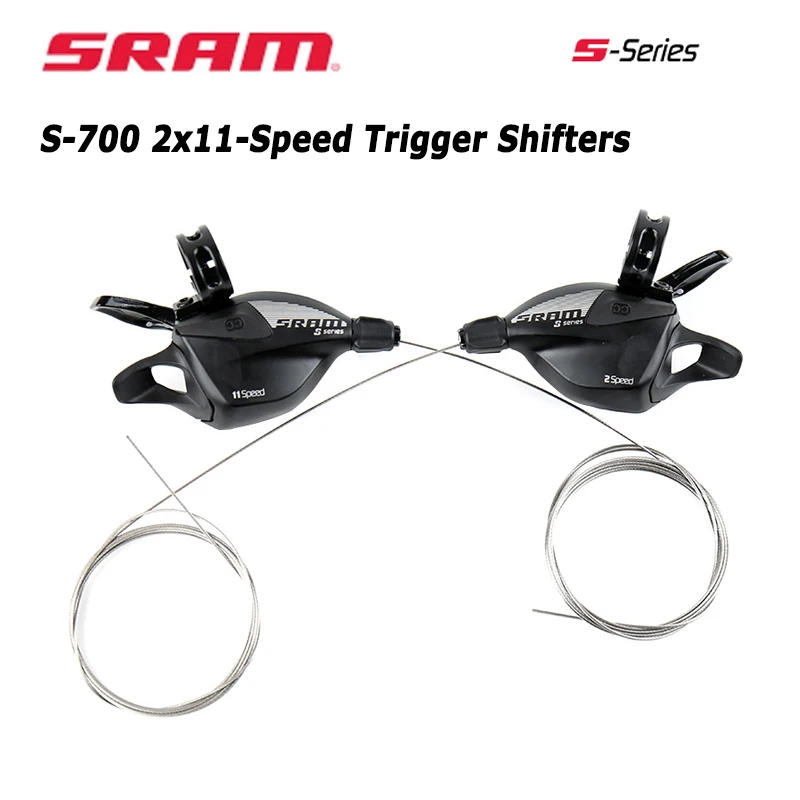 SRAM S-700 2x11-Speed Flat Bar Left and Right Trigger Shifters Lever Road Bike Bicycle Accessories