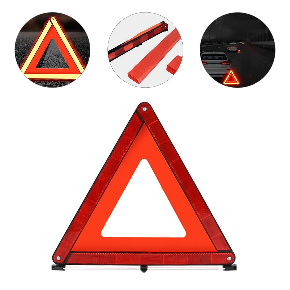 

Triangle Emergency Warning Safety Reflectors Reflective Reflector Car Gauge Wire Connectors Triangles Road Roadside Driveway