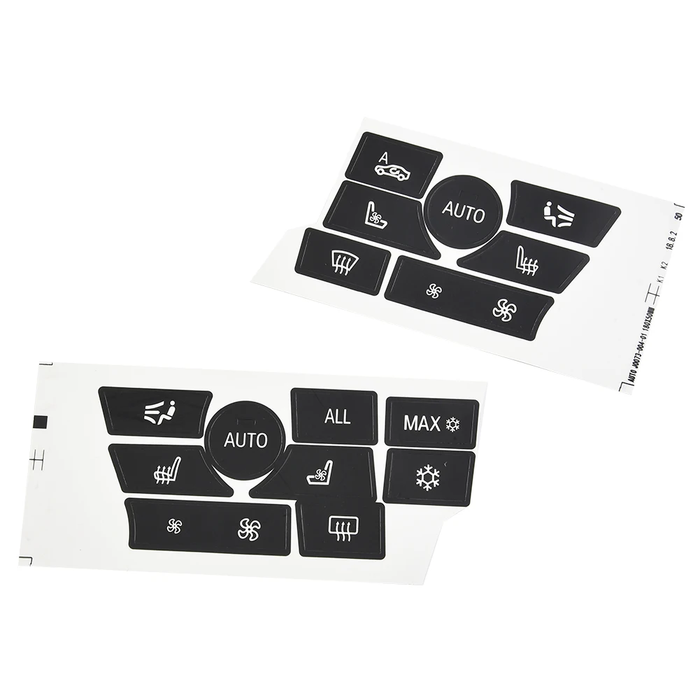 

Car Sticker Climate Sticker 61319233644 AC Button Repair Car Decal Stickers Climate Control Button Sticker 100% Brand New