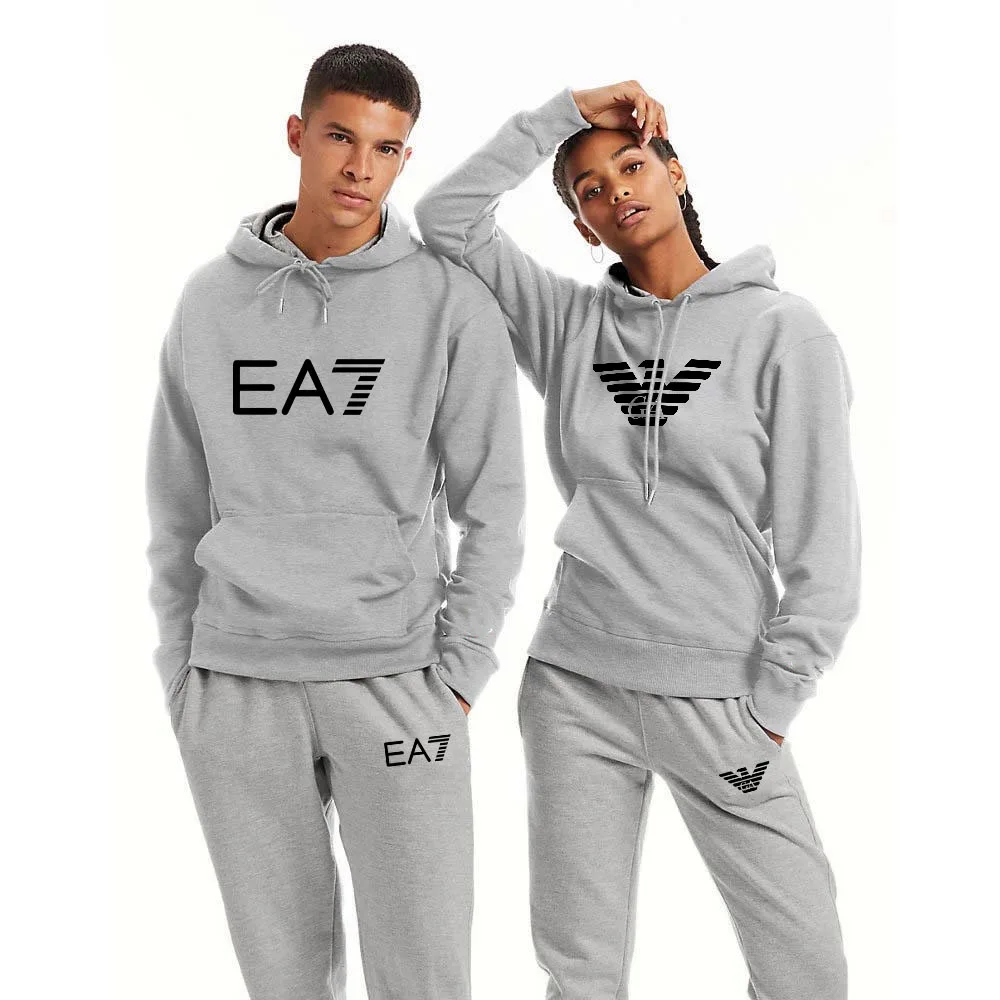 

Спортивный костюм для мужчин и женщин, Свитшот и брюки, флисовый пуловер, повседневный спортивный костюм 2 Picluxury mennike, спортивный костюм, женские брюки и hoo