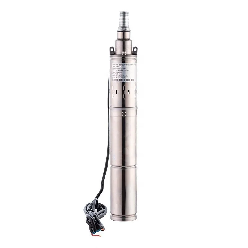 

Household Direct Current Submersible Borehole Solar Water Pump for Irrigation 24V