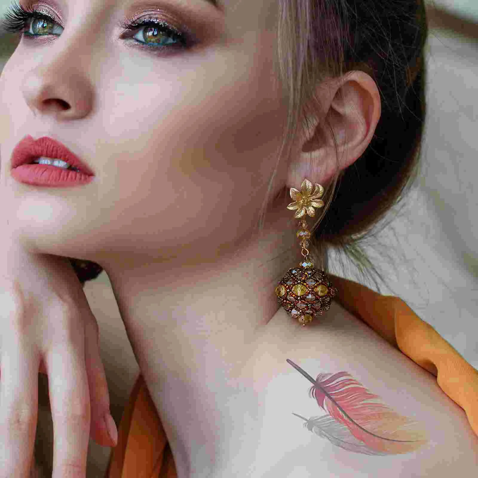 8 листов водонепроницаемых наклеек цветок временные татуировки для взрослых