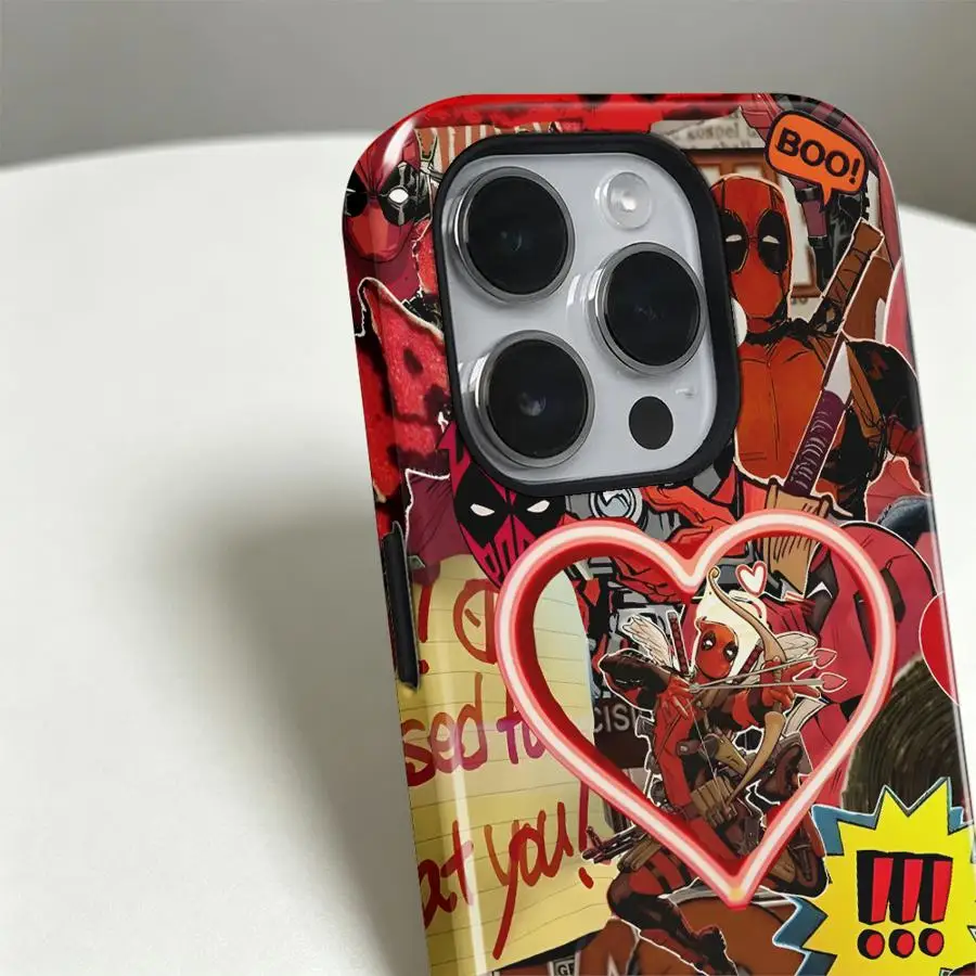 Фото Чехол для телефона Apple iPhone 17 14 Air 11 XS XR 13 16 Pro Max 16e 12 15 Plus, мягкий чехол-накладка Clever Deadpool №5