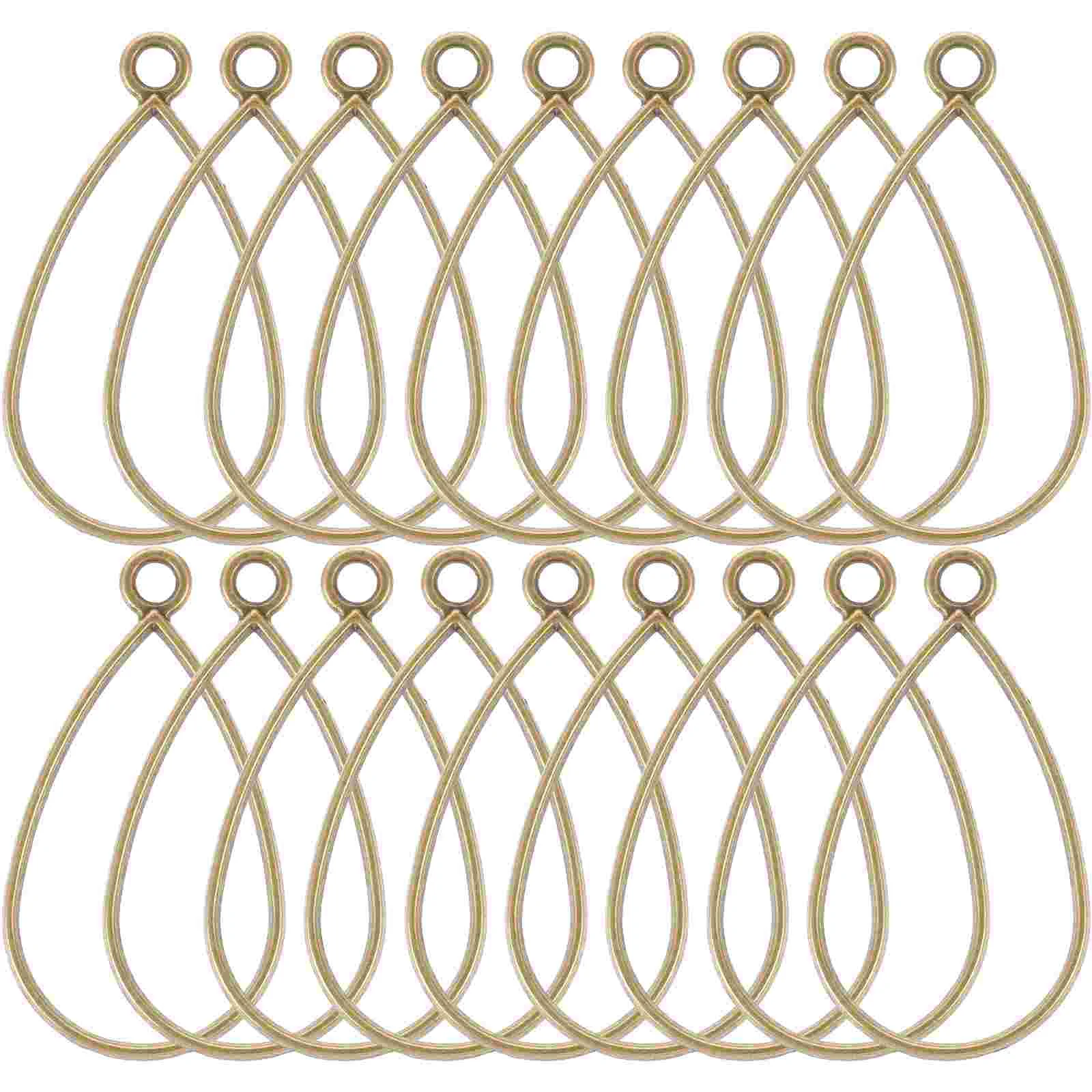 50 шт. рамки из эпоксидной смолы для изготовления ювелирных изделий подвеска в