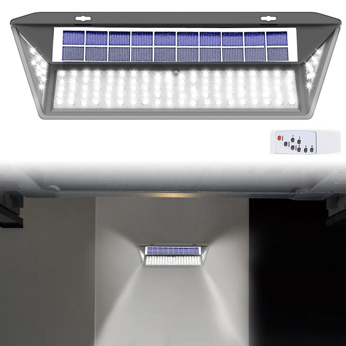 

Solar Light Wall Lamp Outdoor Lighting Sunlight 118 LEDs Motion Sensor Solar LED Light IP65 Waterproof Security Light For Street