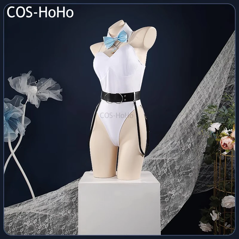 COS-HoHo Vtuber Hibachi Mana Feminization Bunny Girl игровой костюм прекрасная униформа косплей