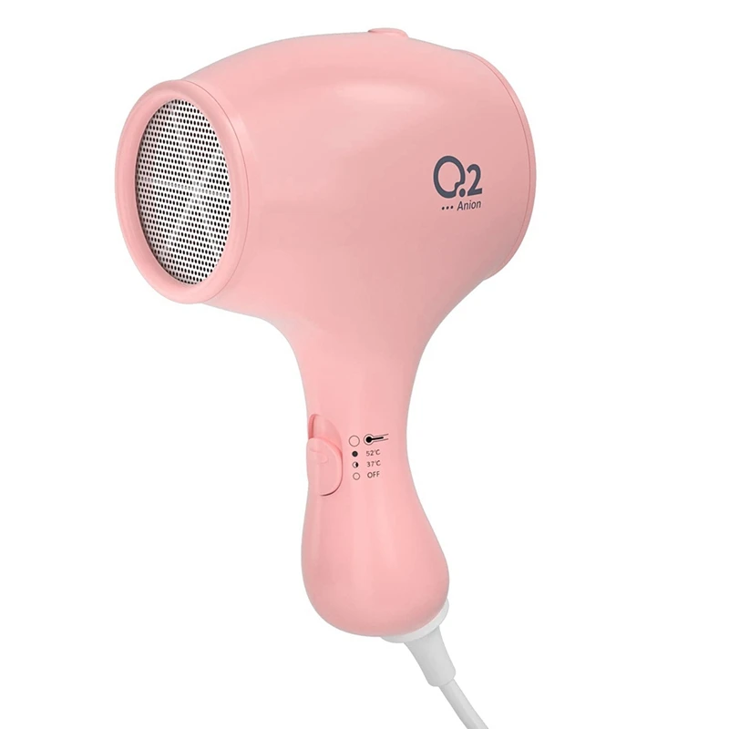 

550W Professional Mini Hair Dryer For Kids Low Noise Lightweight Small Blow Dryers Portable Hair Dryers US Plug