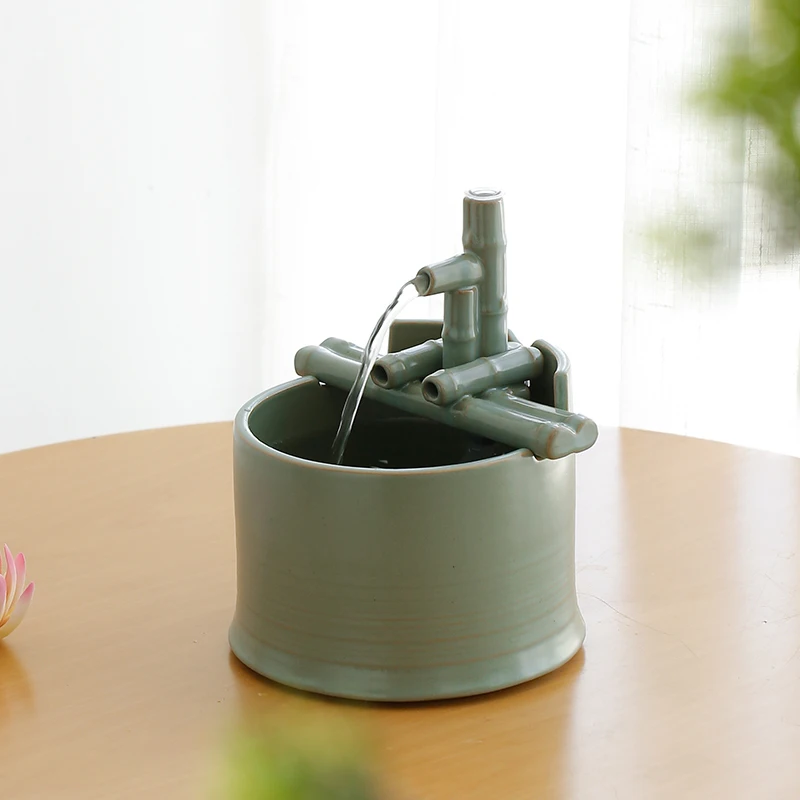 Приносящий удачу водный орнамент домашний фонтан цикл украшение для гостиной